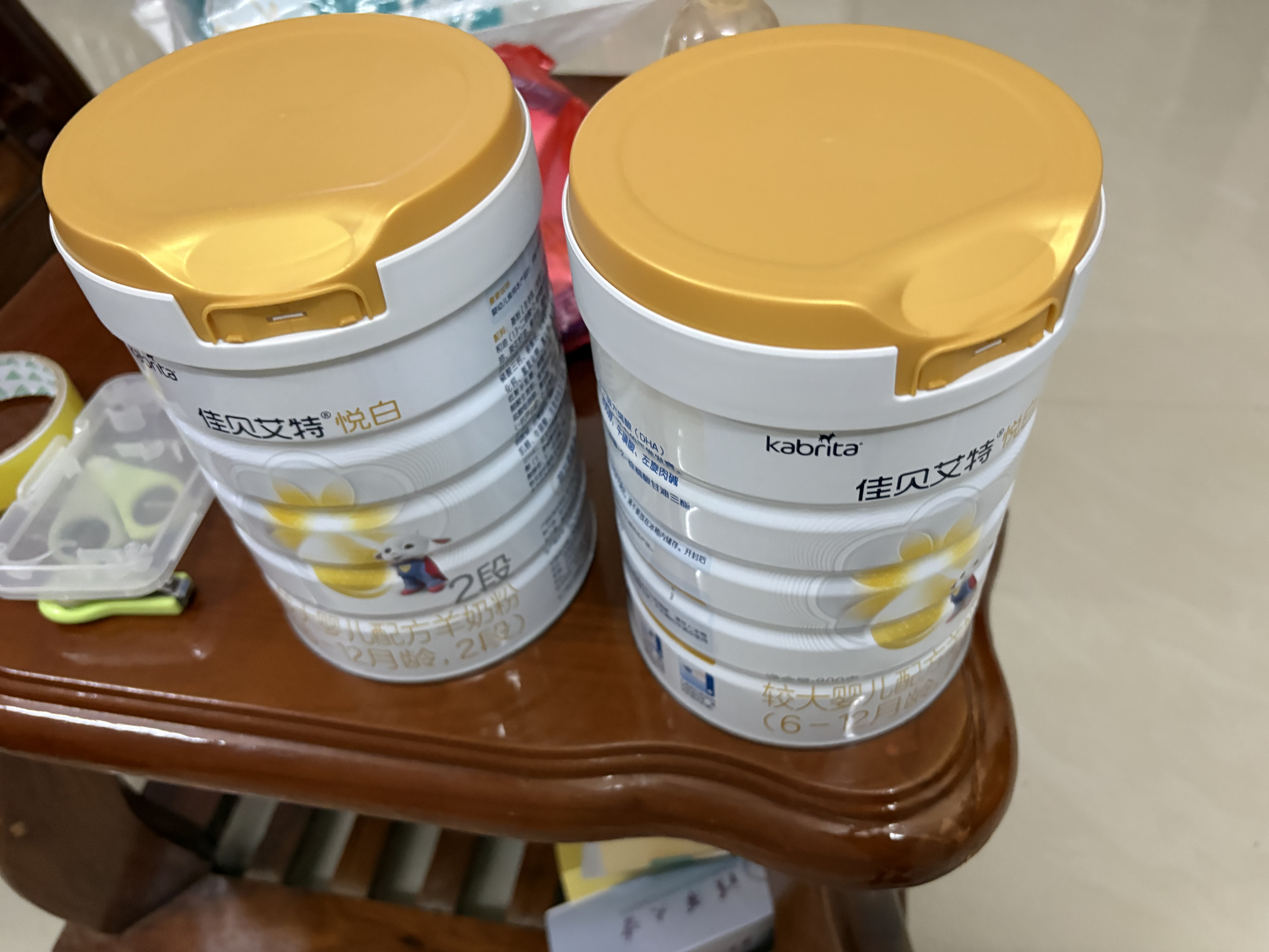 佳贝艾特（Kabrita）悦白较大婴儿配方羊奶粉2段800克*6（6-12个月)  低敏好吸收 实拍图