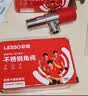 联塑（LESSO）304不锈钢角阀 冷热红蓝标加厚黄铜角阀芯 热水家用4分开关冷热 实拍图