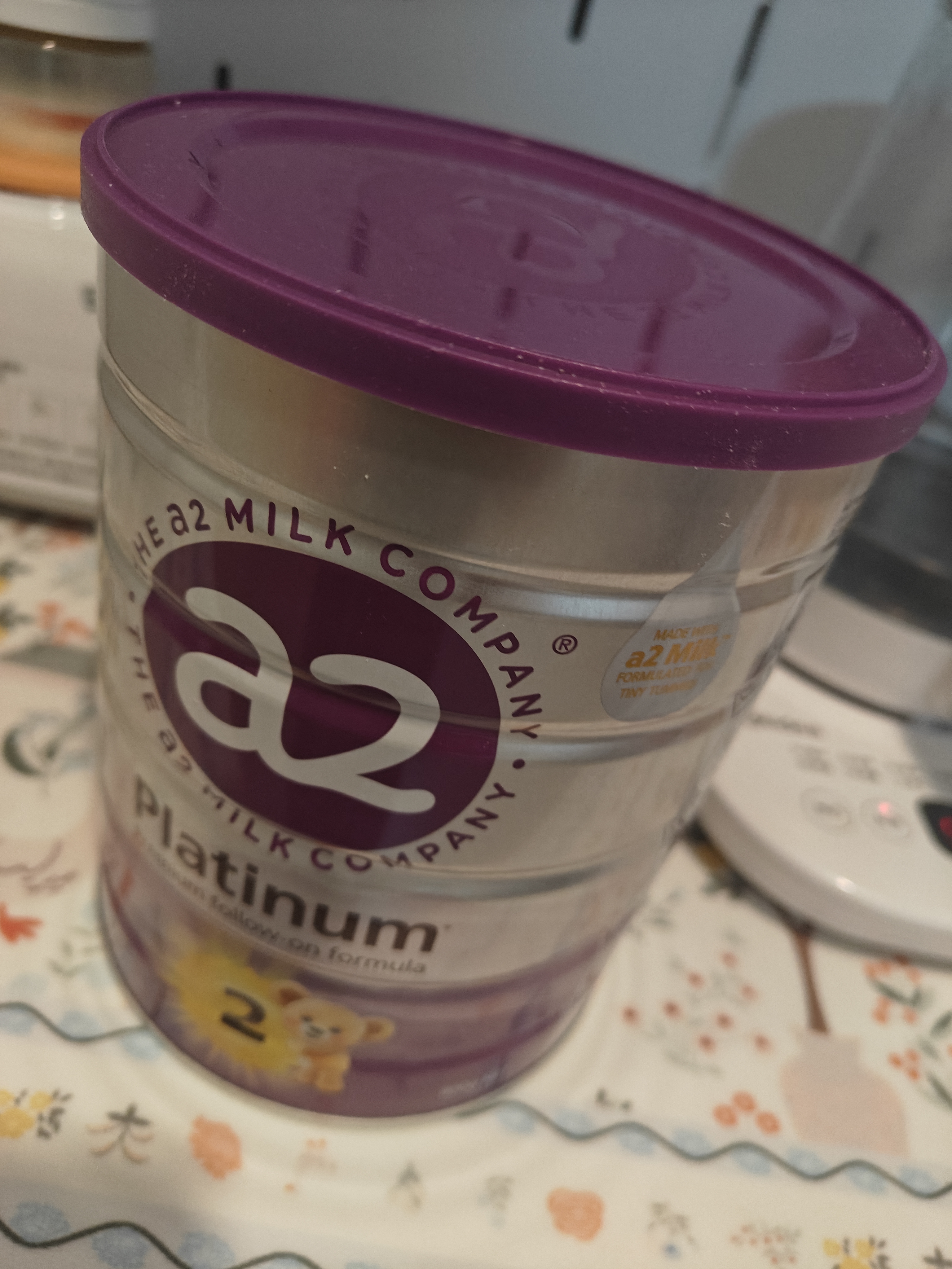 a2紫白金【已检测】较大婴儿配方奶粉2段900g 送洗车服务至高3次 实拍图