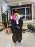 保姆鹅 儿童羽绒服宝宝短款加厚白鸭绒外套男童女童保暖防风冬[NG2637] 黑 130 实拍图