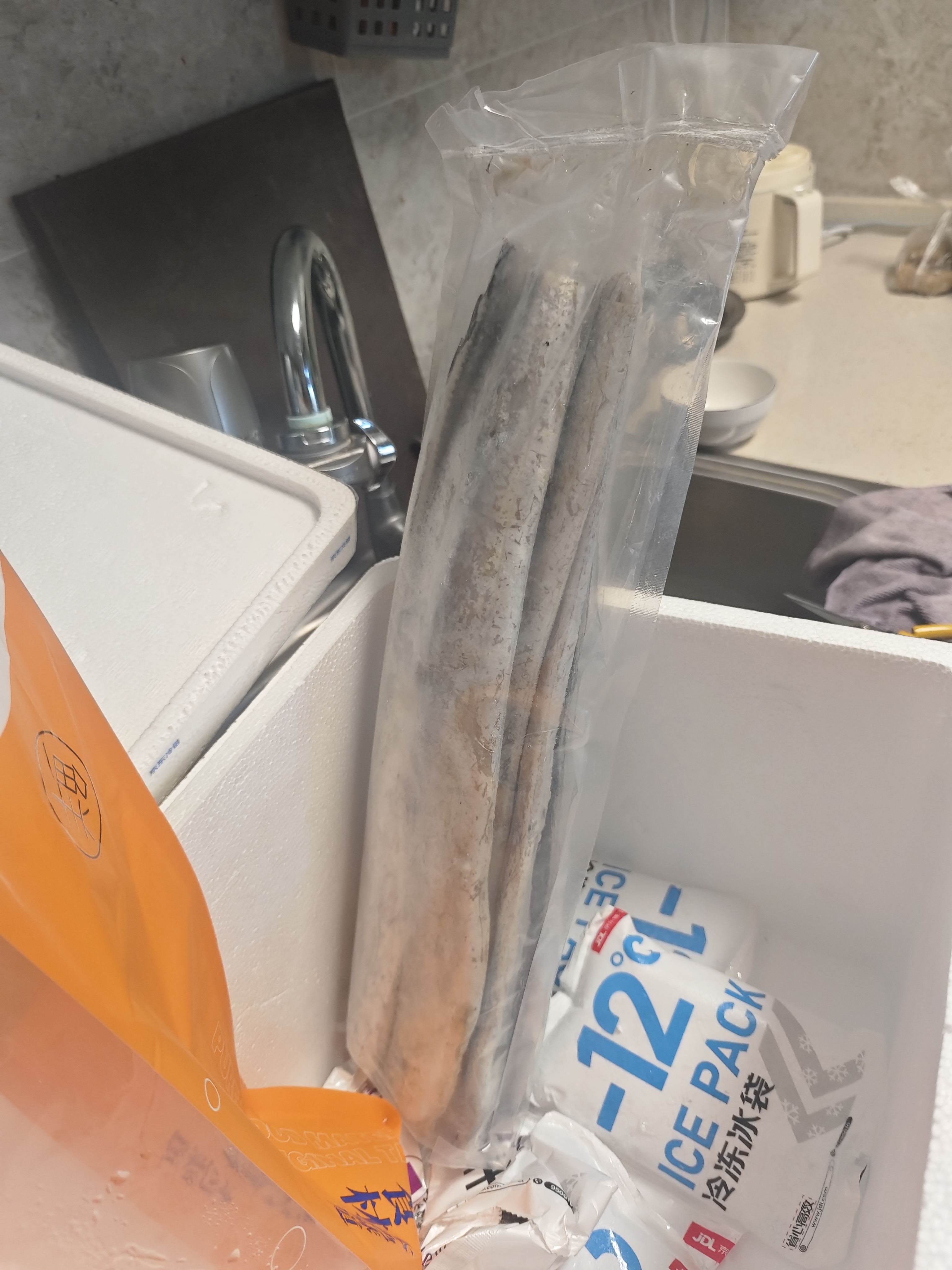 纯色本味冷冻舟山带鱼1300g 刀鱼 烧烤 (整条去嘴去尾）纯鱼肉开海季 实拍图
