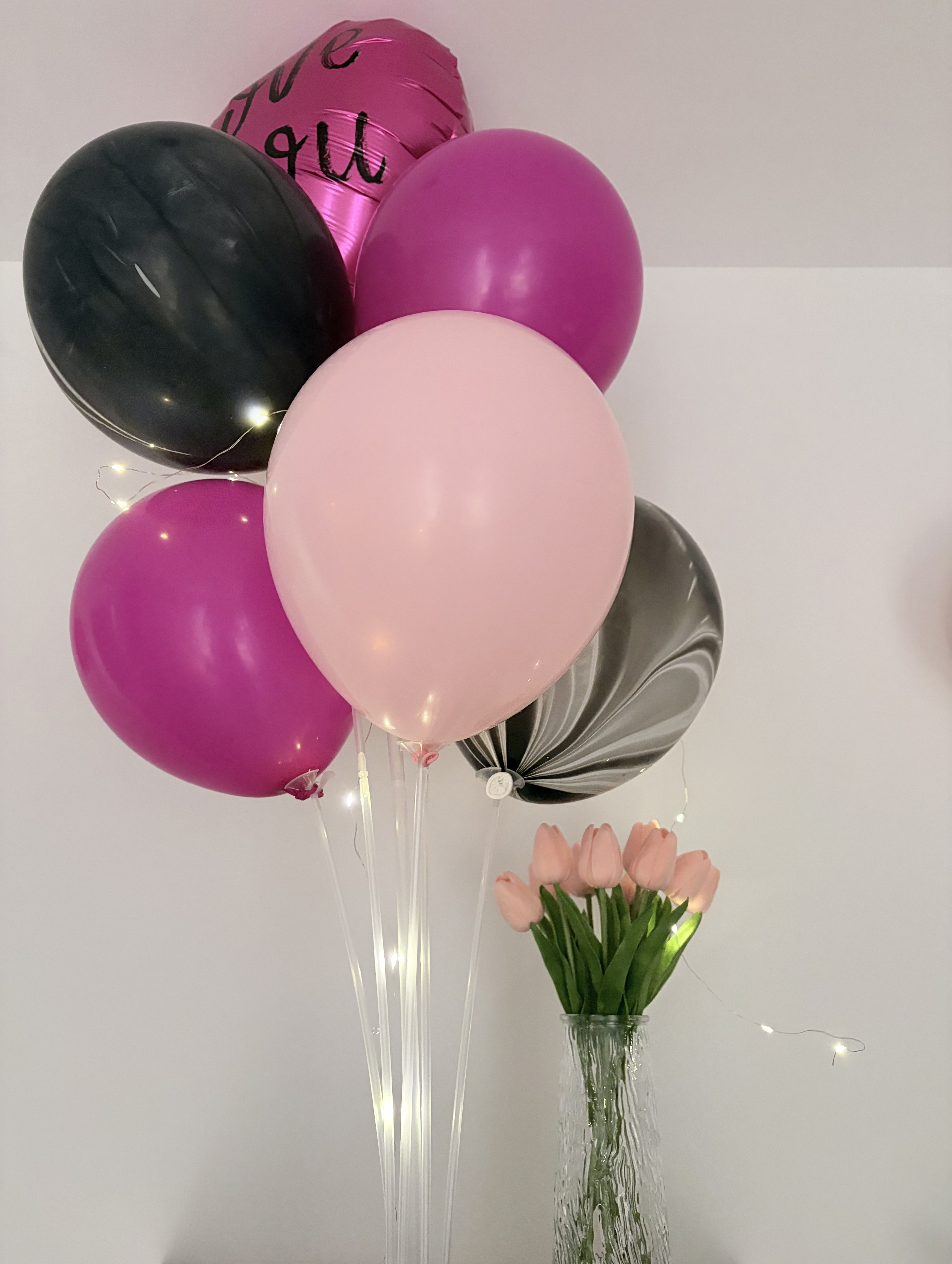 吕姆克花瓶玻璃客厅摆件鲜花插花仿真干花富贵竹水养花瓶透明两个装5043 实拍图