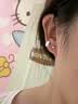 芯奢999纯银针四叶草耳钉女士养耳洞耳环螺丝耳坠免摘久不过敏礼物 四叶草耳钉【1对】 实拍图