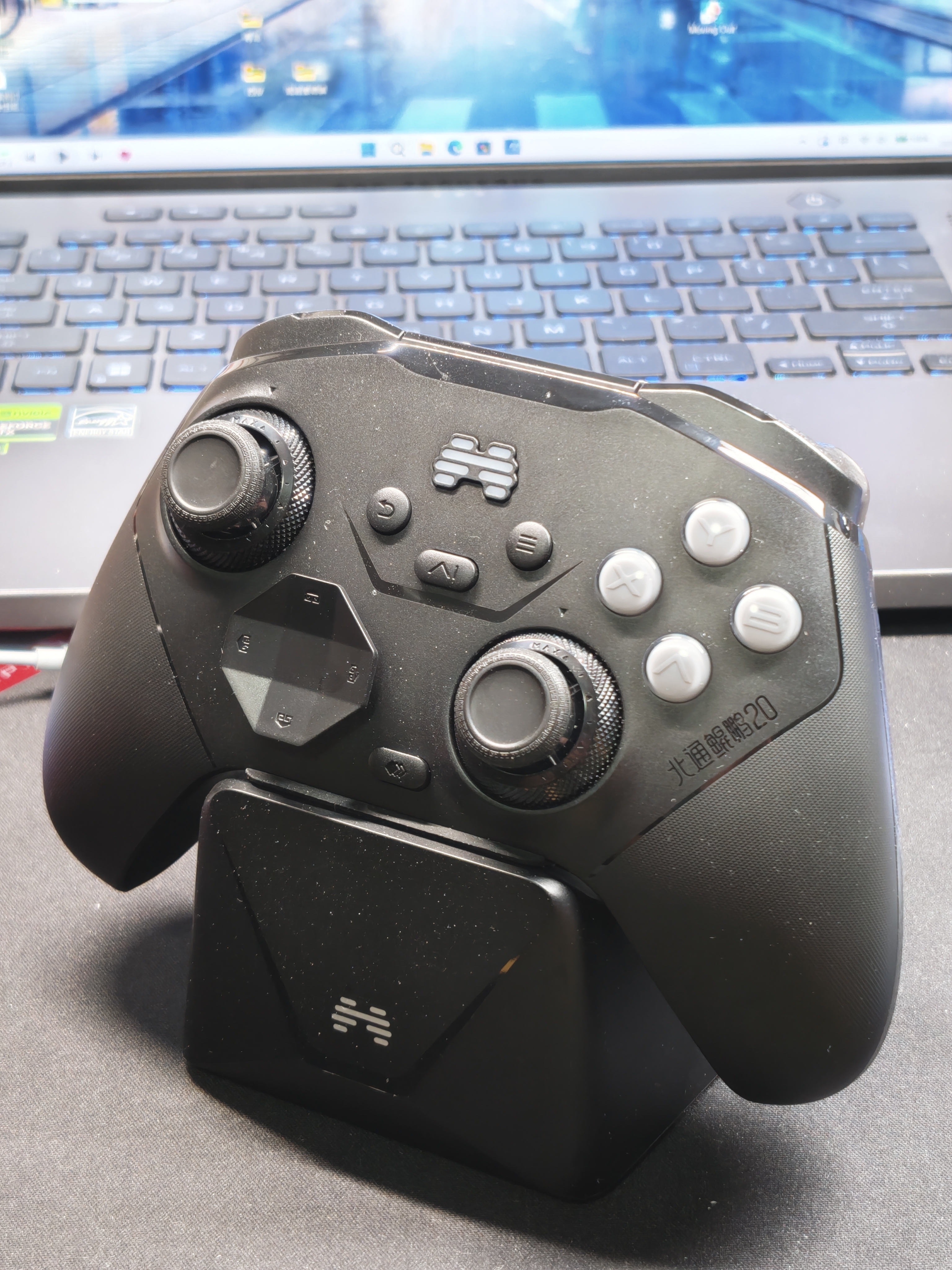 北通鲲鹏20游戏手柄AI智控无线蓝牙可调摇杆xbox类电脑PC手机steam体感宏switch2影之刃零伊莫 精英版 实拍图
