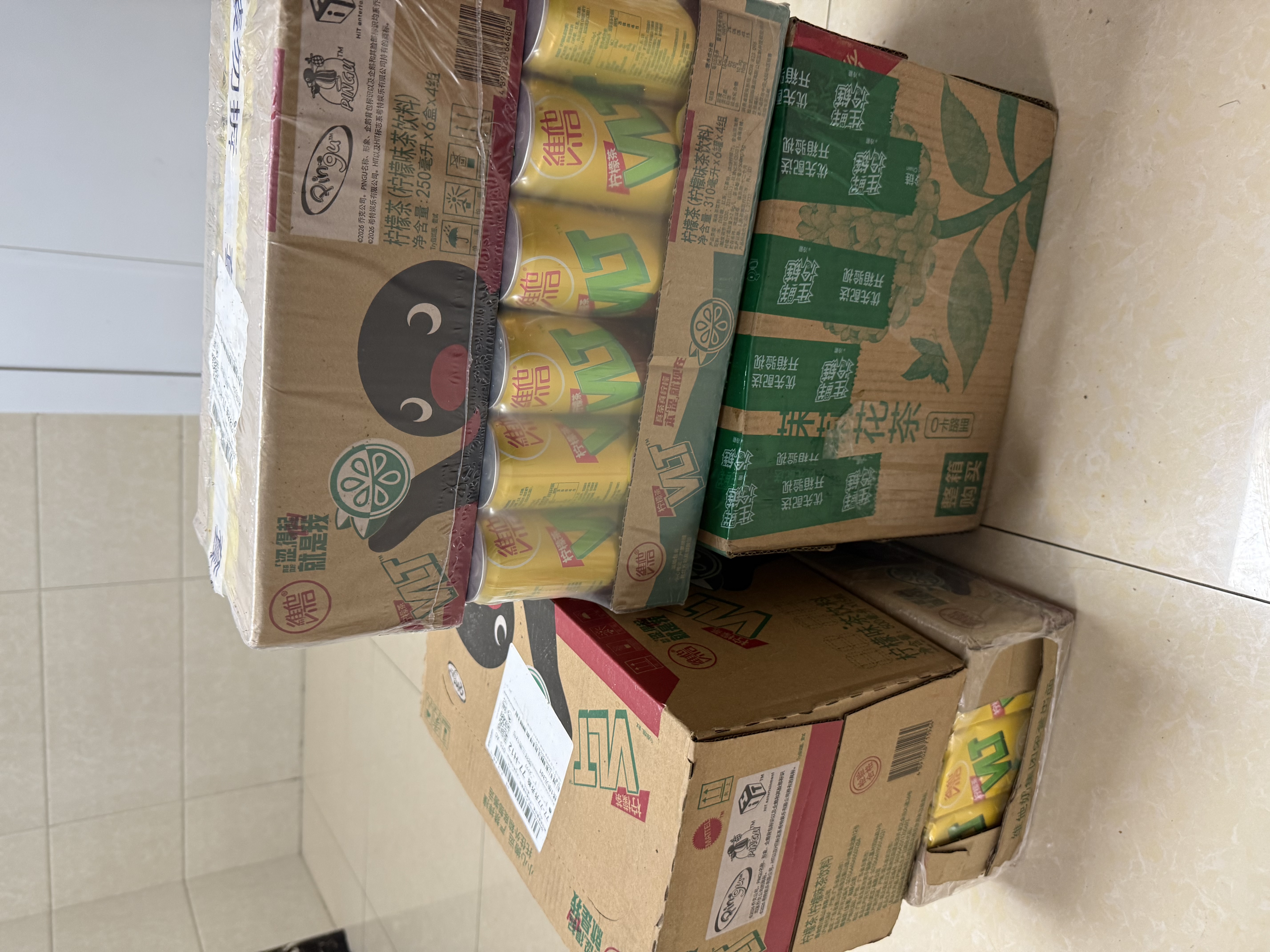维他奶维他经典柠檬茶饮料310ml*24罐 家庭聚会 铝罐整箱装 实拍图
