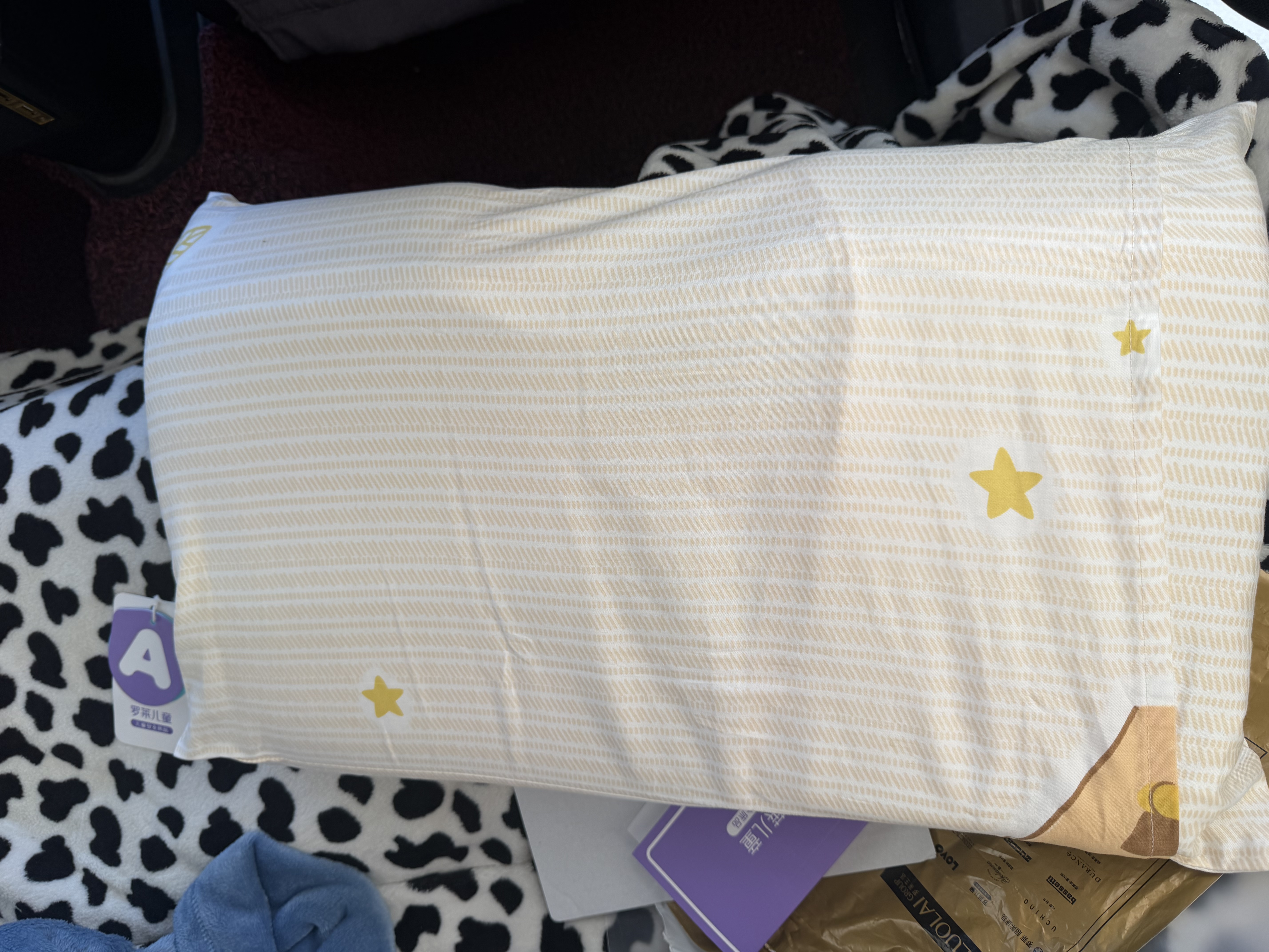 罗莱儿童（luolaikids）家纺野营派对全棉单只枕套 35*55cm 实拍图