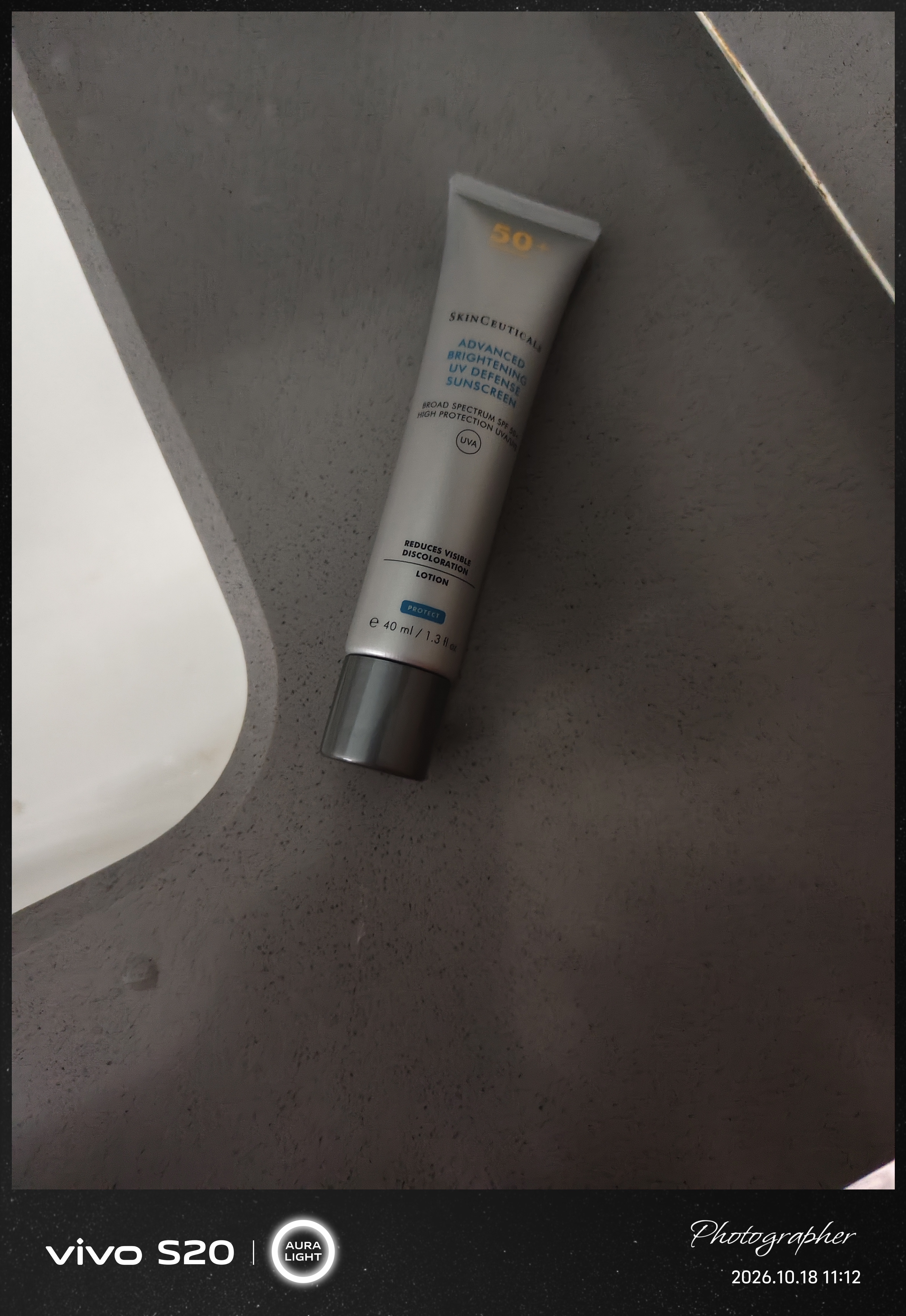 修丽可防晒小银伞15ml体验装 SPF50+淡斑防晒霜隔离 会员试用 实拍图