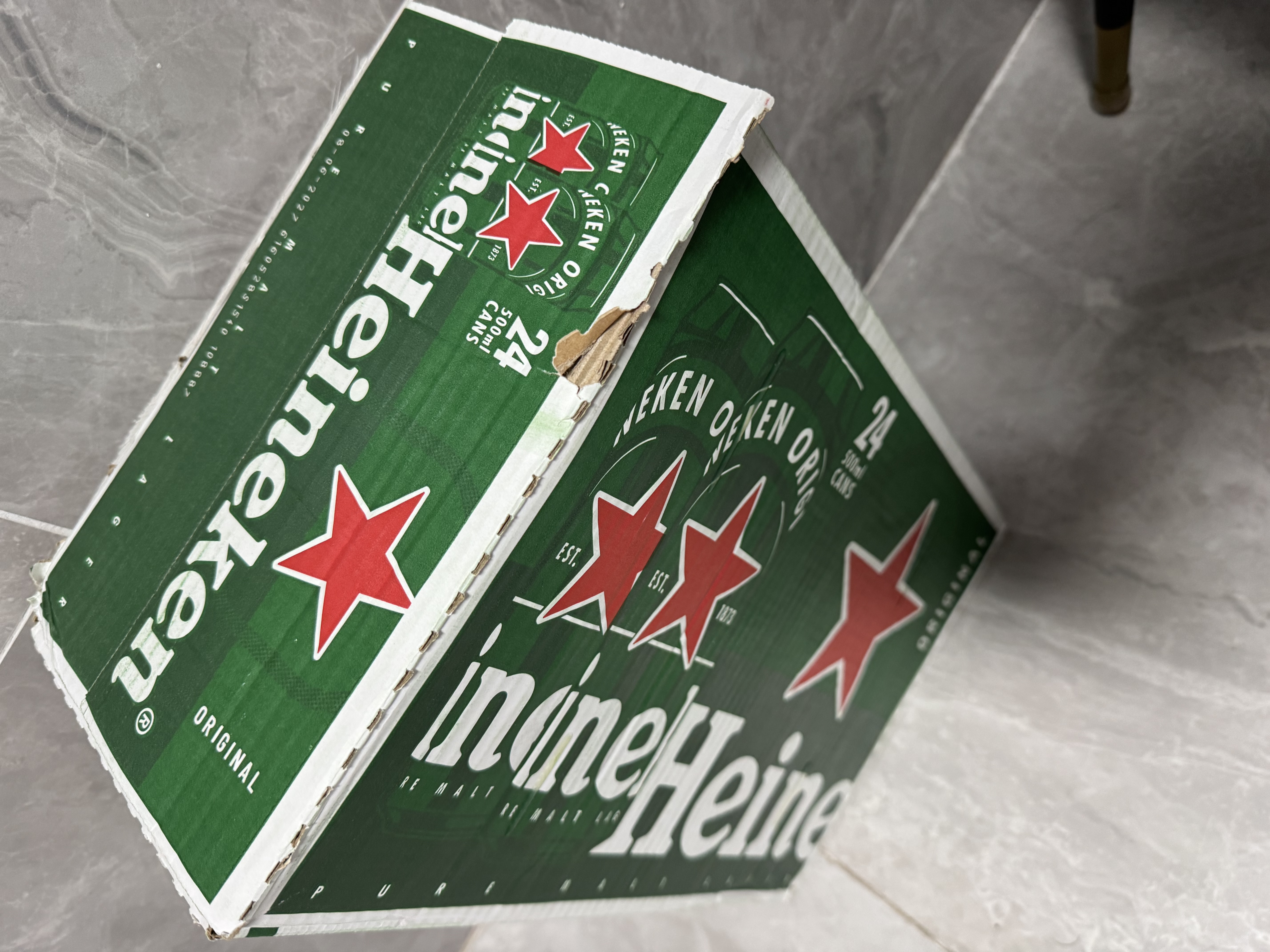 喜力经典500ml*24听整箱装 喜力啤酒Heineken京东自营 婚宴用酒 实拍图