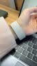 MSSM适用苹果手表表带apple watch S12/11硅胶磁吸iwatch s10/9/se3/Ultra4/3/2回环运动表带 星光色 实拍图