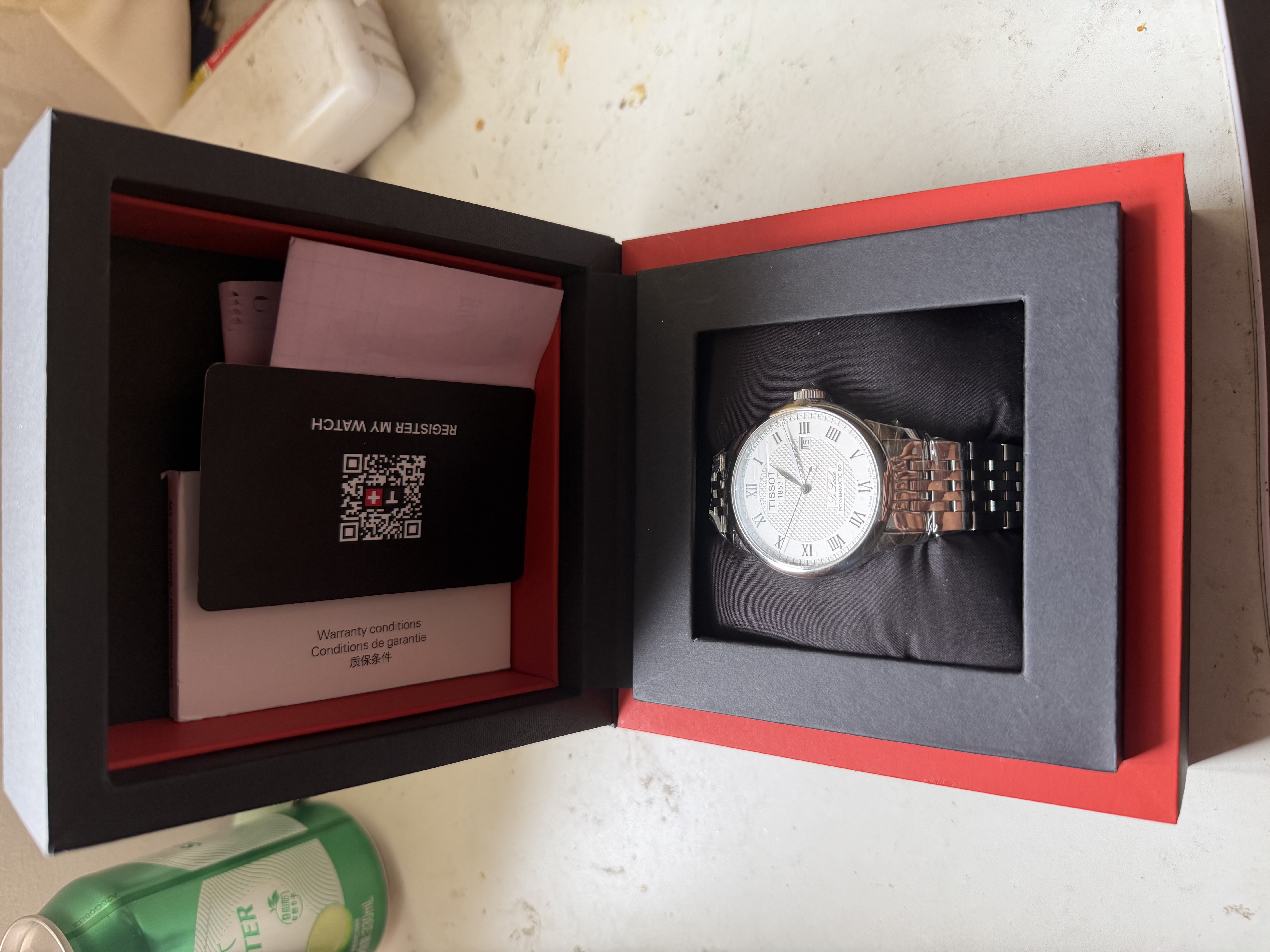 天梭（TISSOT）【二手99新】天梭TISSOT经典力洛克系列男士自动机械腕表 背透瑞士二手钟表经典商务休闲男表回收 T006.407.11.033.00全套附件 实拍图