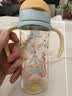 贝亲（Pigeon）防胀气 自然成长翻盖直饮吸管 大童奶瓶330ml 马戏团 18月+ AA279 实拍图