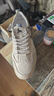 公羊板鞋男2025新款德训鞋男透气运动休闲鞋男真皮秋季小白鞋子男百搭 白色四季款 41 (255mm) 实拍图