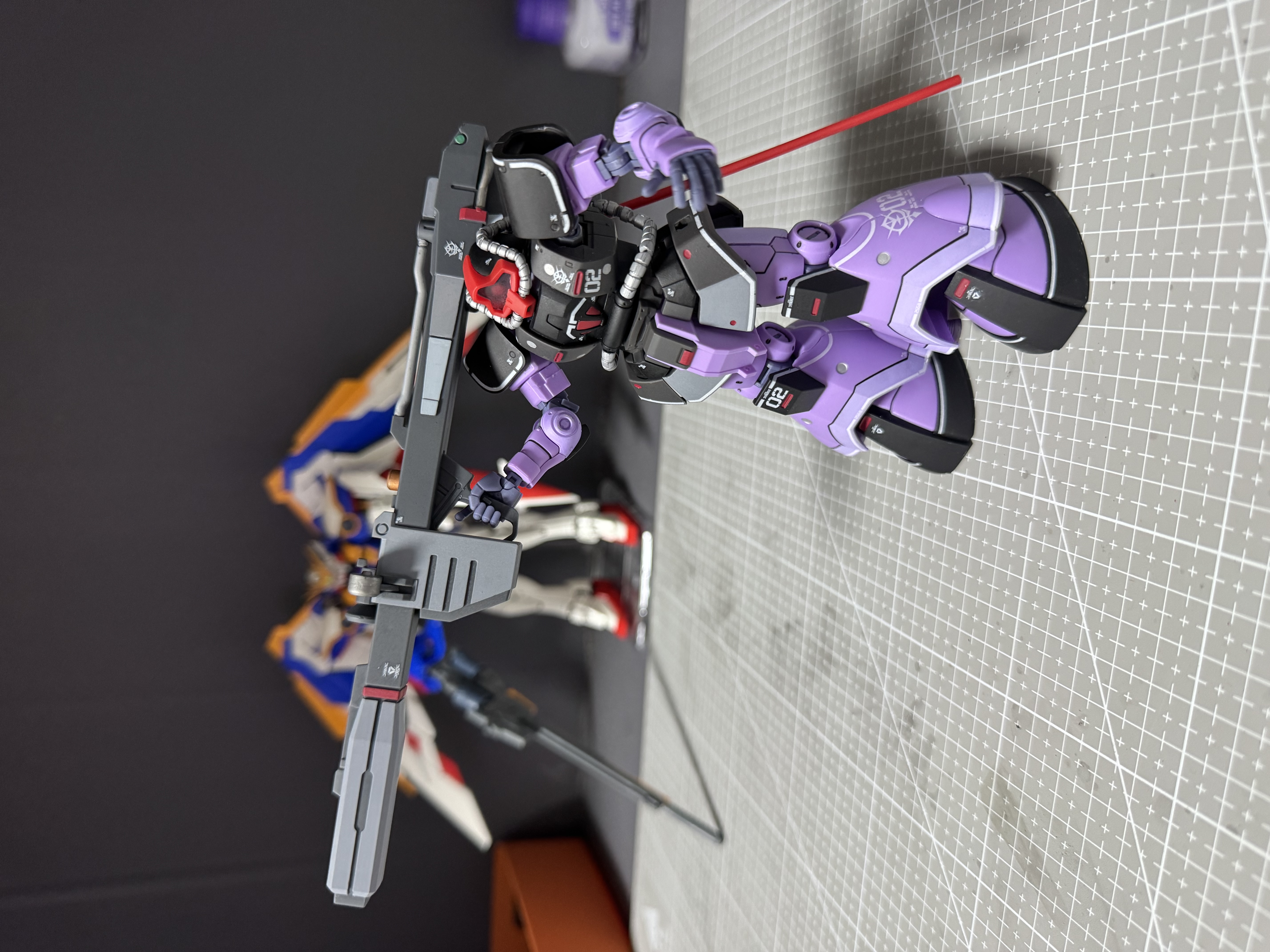 万代（BANDAI）MG 1/100 G装甲战机 模拟配色 Ver拼装模型 实拍图
