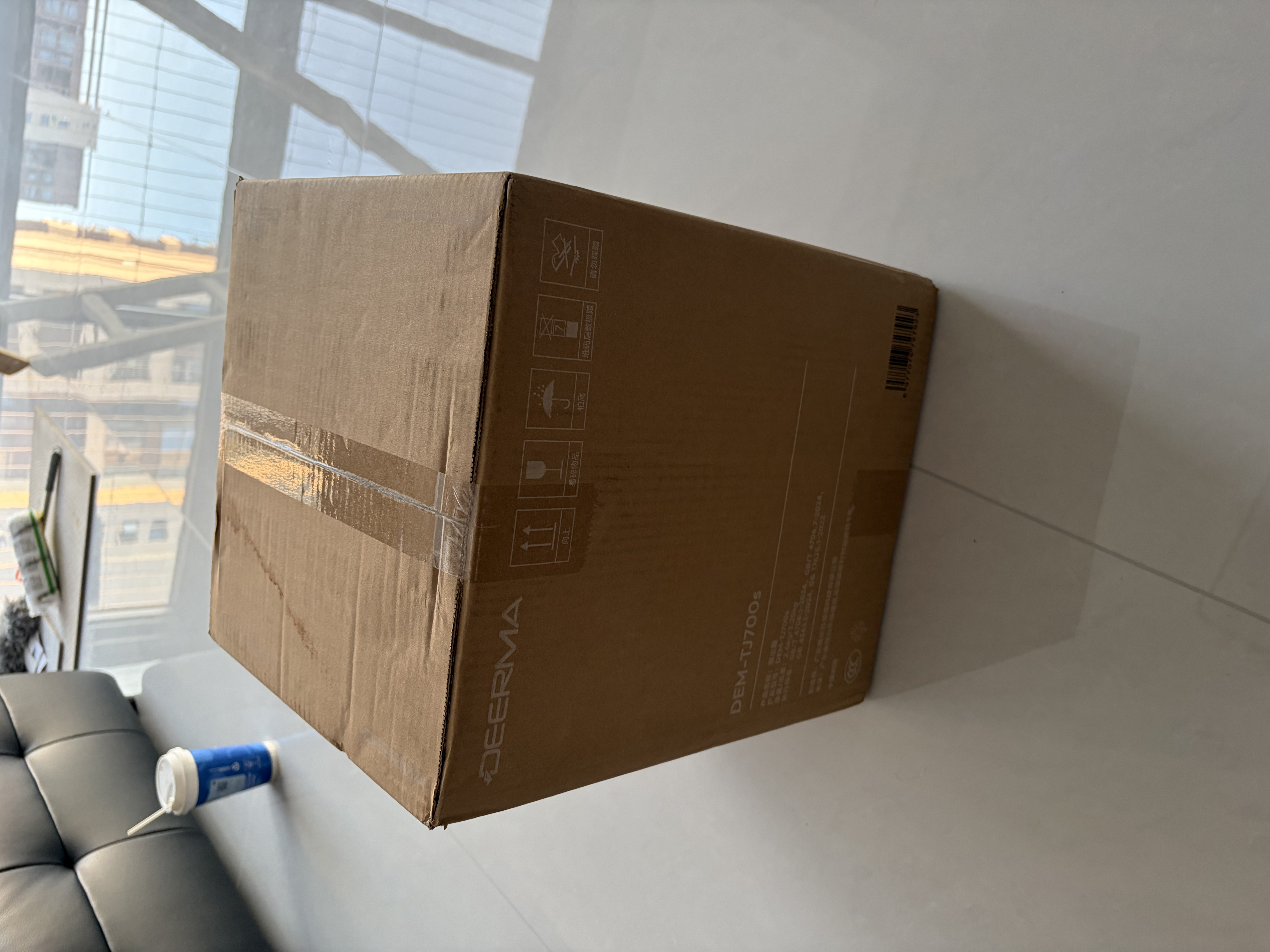 德尔玛（Deerma）【返50E卡到手102元】TJ700S 桶式吸尘器 开荒装修院子吹灰 家用商用 1200W大功率 3用吸头 实拍图