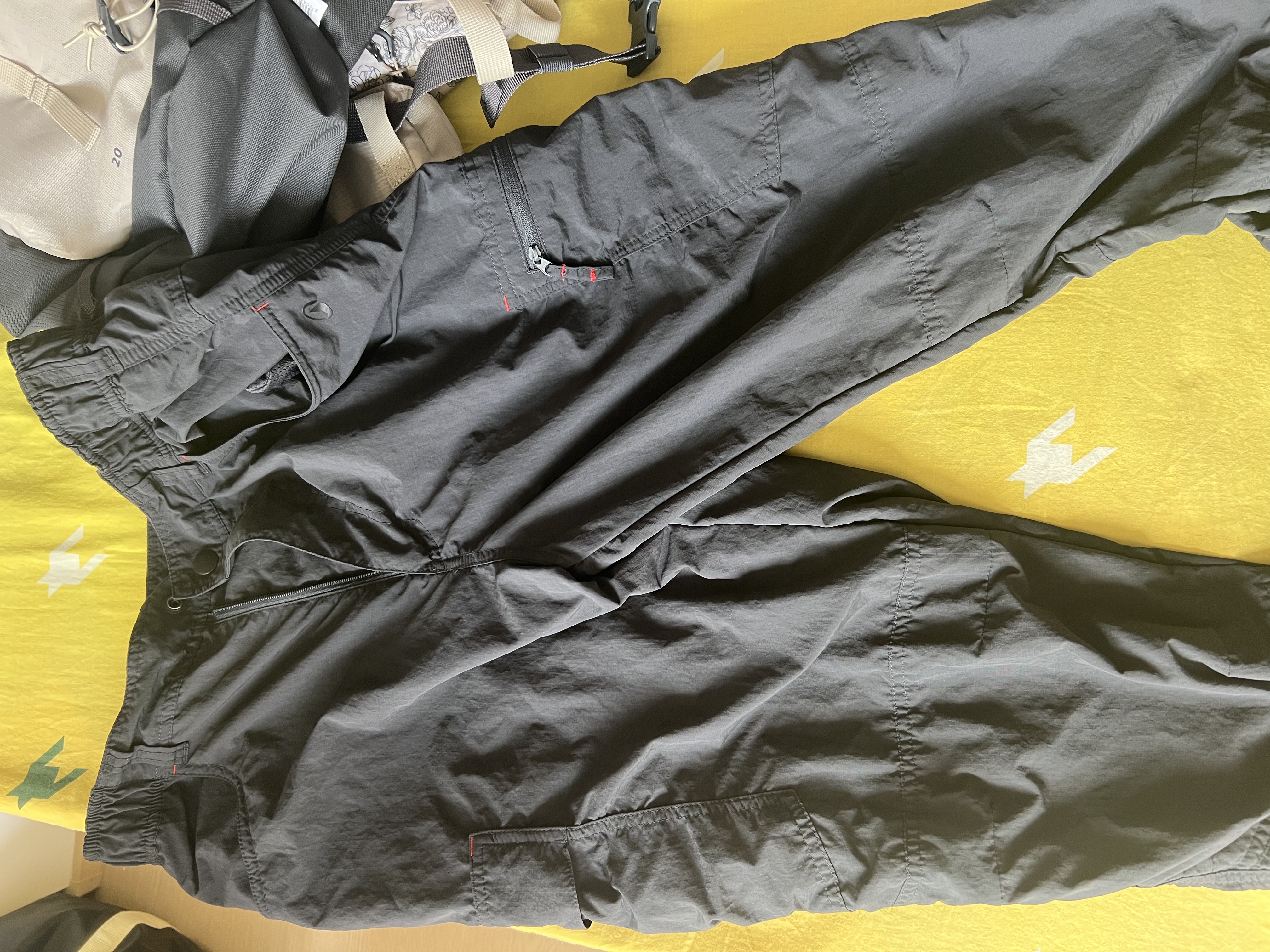 迪卡侬【门店自提】速干裤男女户外长裤徒步快干透气弹力 TREK100 黑灰色-男款 【亚洲版型 裆部加深】 44 实拍图