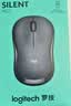 罗技（Logitech）M221 轻音鼠标 无线鼠标 办公鼠标 对称鼠标 带无线微型接收器 米白色 实拍图