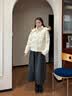 波司登【谷爱凌同款】26年冬休闲女款毛领脱卸帽短款羽绒服B260245362 实拍图