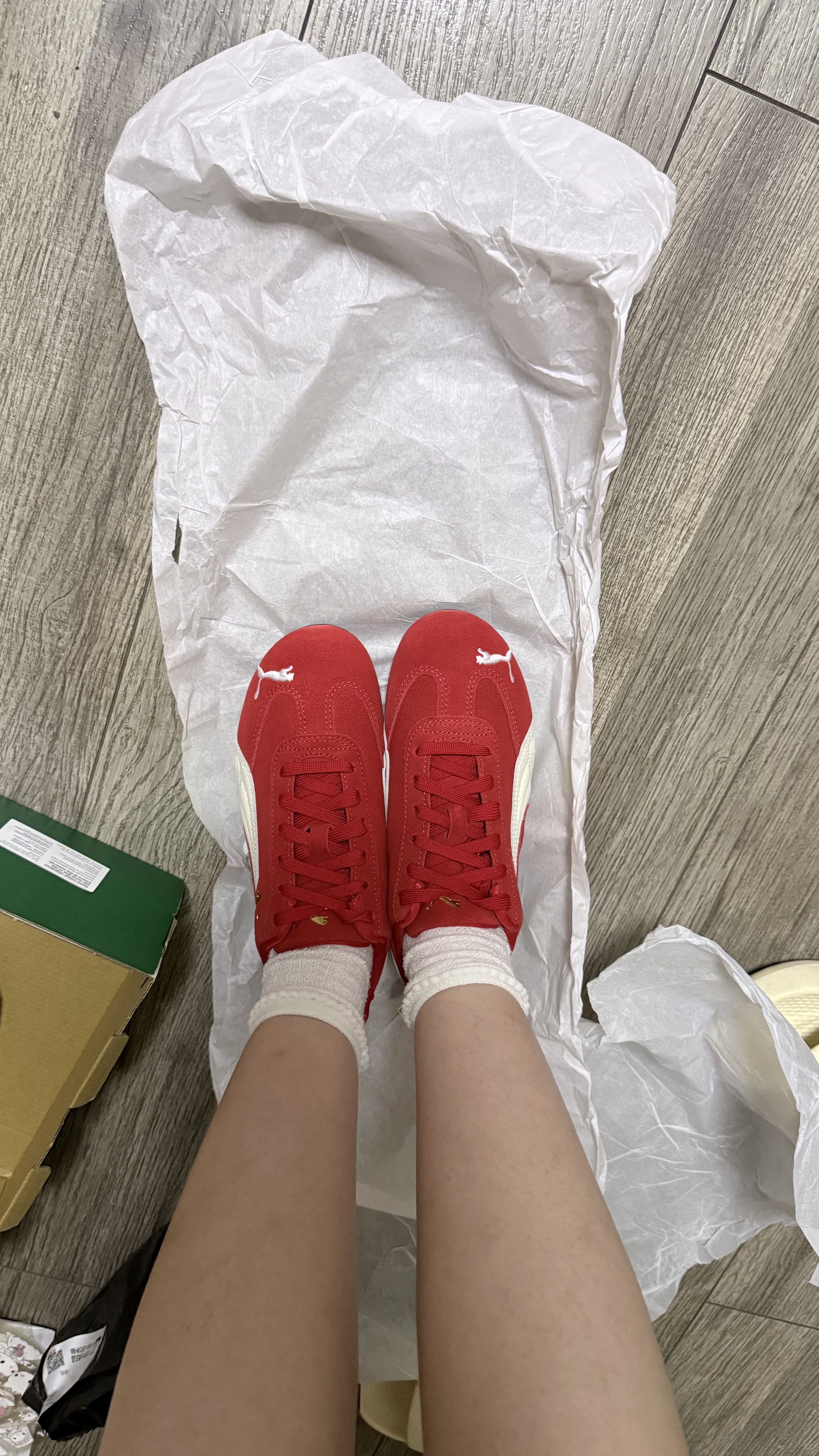 彪马（PUMA）SPEEDCAT薄底鞋复古T头鞋男女秋冬休闲赛车鞋 406329 烈焰红-02 36 实拍图
