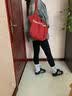 笙格儿 保暖裤秋裤女德绒双面加绒秋冬线裤可外穿无痕高腰显瘦打底裤女 黑色 L(105-130斤） 实拍图