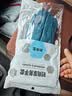 雅高PVC手套2双装均码加绒加长型保暖款家务手套 橡胶皮手套 实拍图