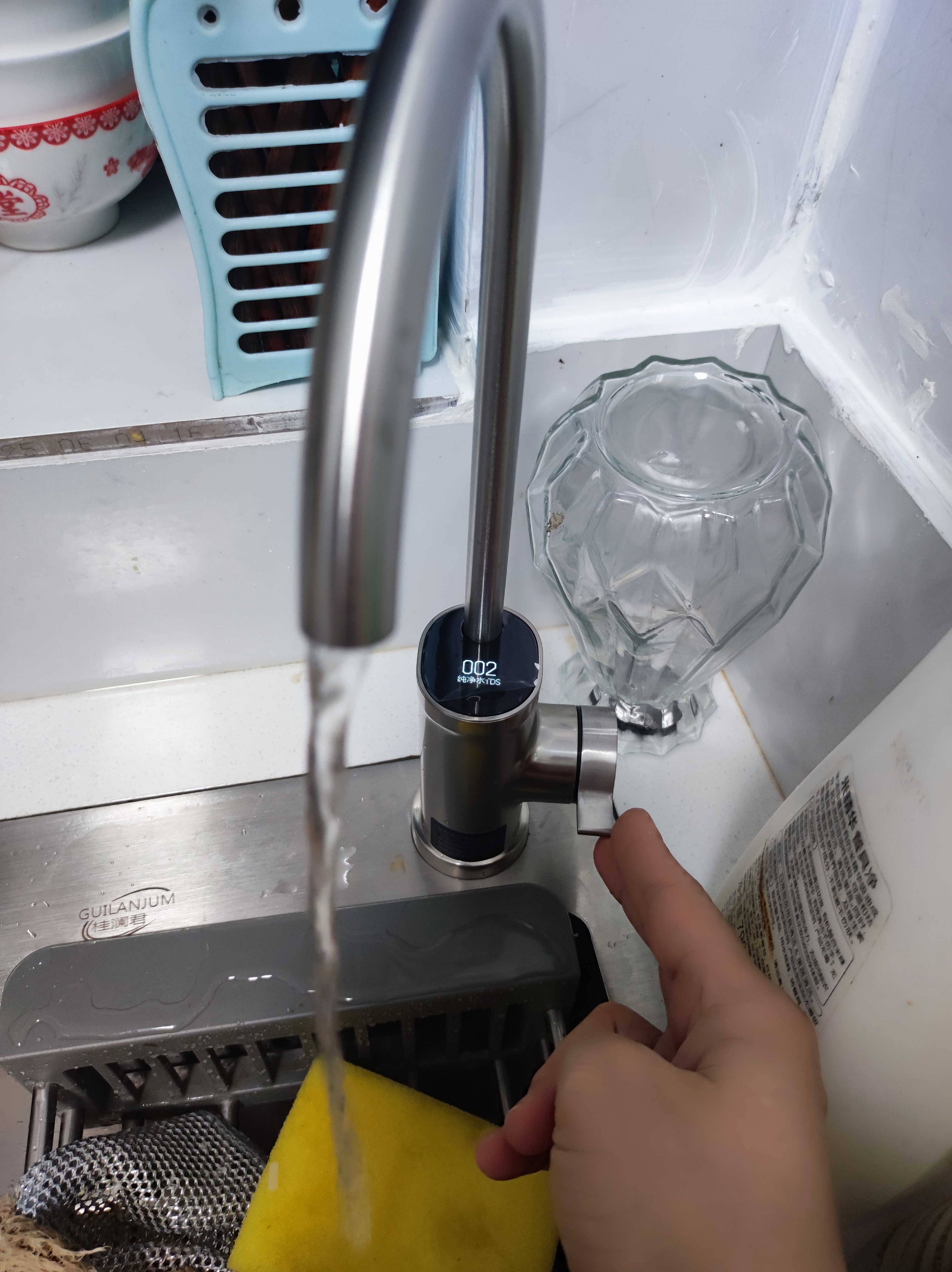 米家小米净水器 厨下双核1200Gpro 8年长效主RO 双RO母婴级超净水质厨房台下用净水机MR 1253-A 实拍图