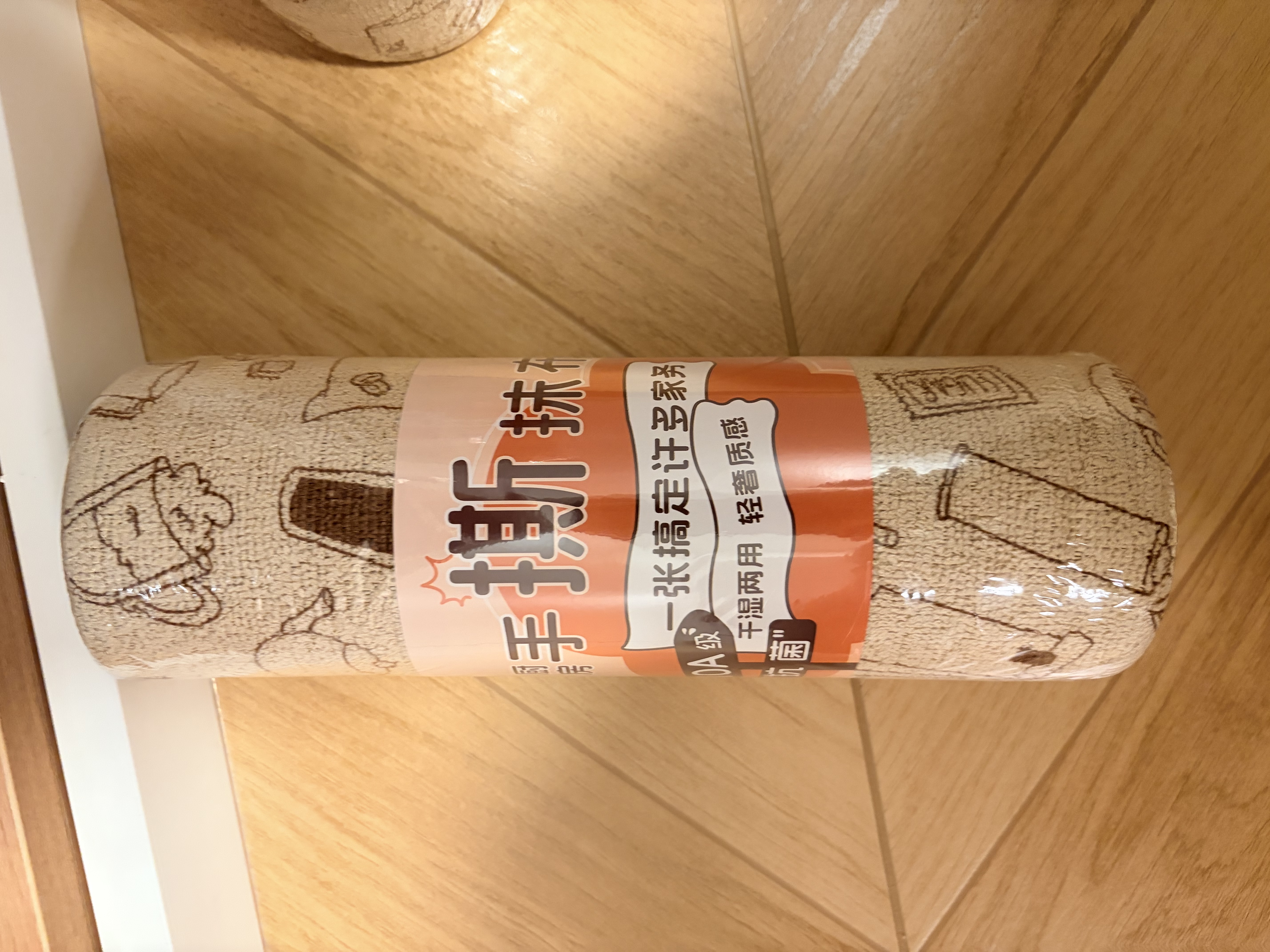 妙然10A抗菌手撕抹布2卷40片撕撕乐抹布洗碗布厨房洗碗巾清洁百洁布 实拍图