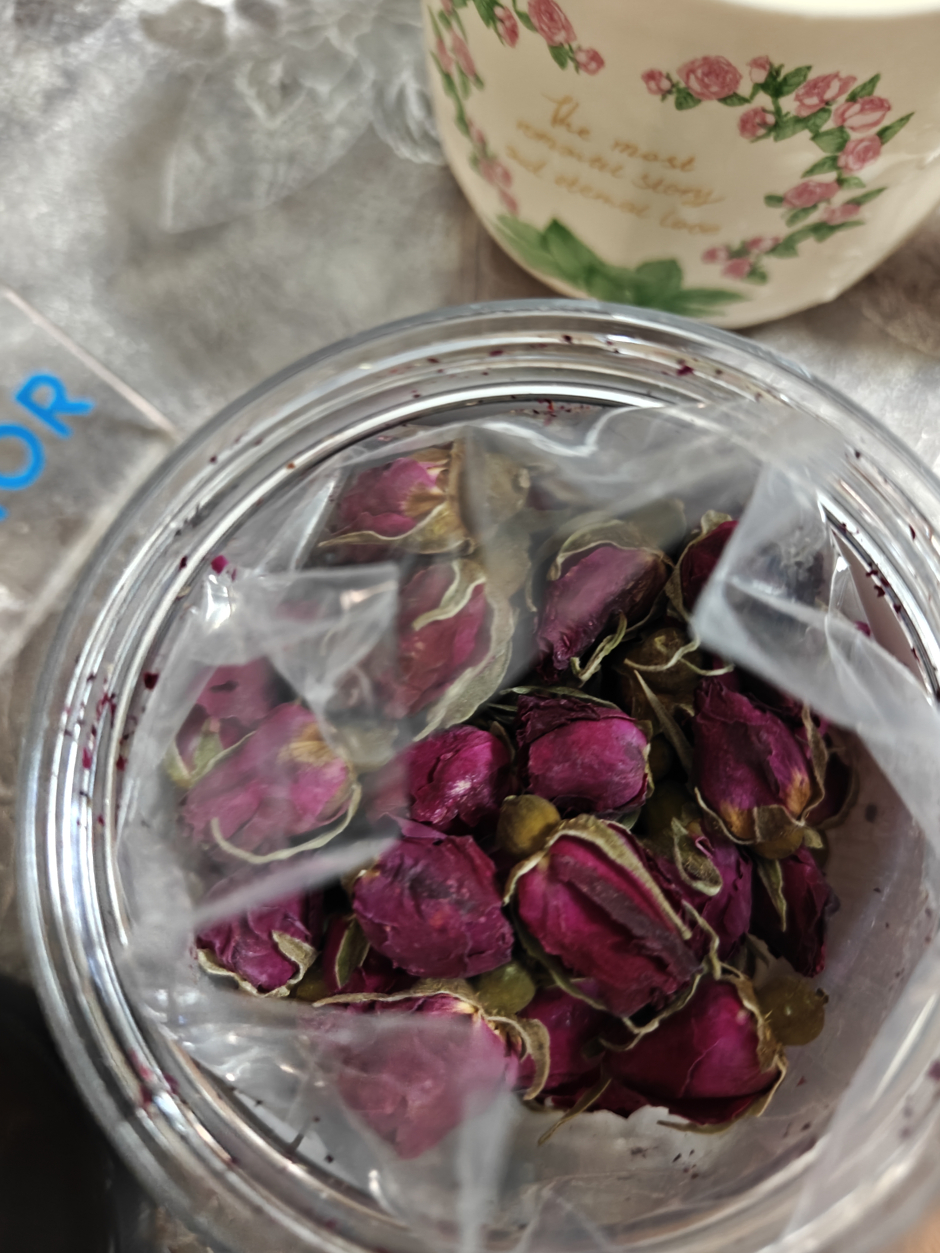 丙田 有机玫瑰花蕾 平阴重瓣玫瑰花茶特无熏硫级原味玫瑰花干大朵养生 实拍图