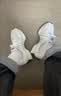 NEW BALANCE秋季男女同款情侣运动复古厚底米白色休闲鞋327系列MS327FE 42 实拍图