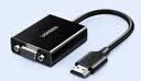 绿联HDMI转VGA转换器 视频转接头带USB-C供电 适用笔记本电脑台式机电视盒子显示器投影仪连接线90813 实拍图