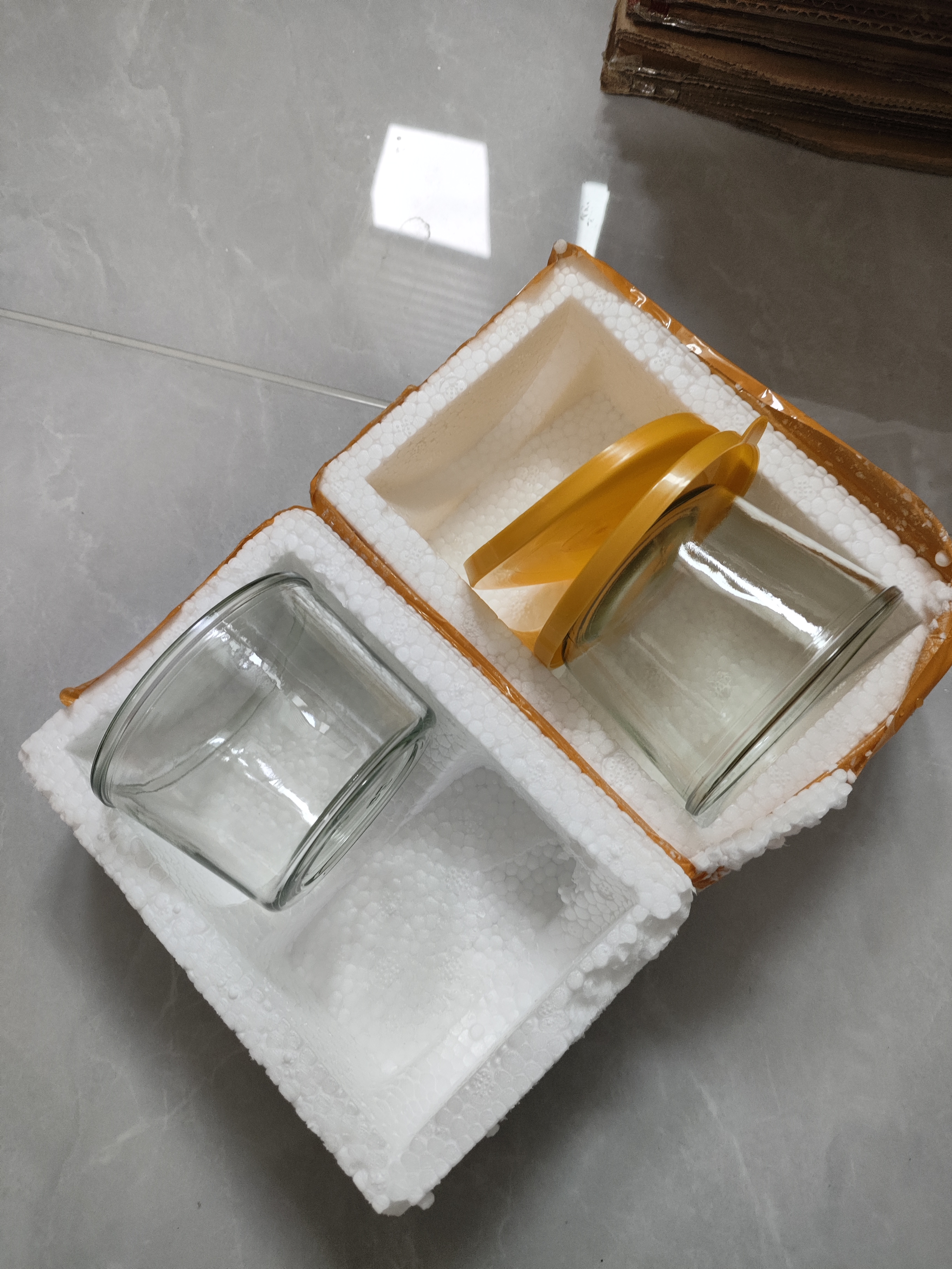 网红咸菜碗玻璃密封罐加厚酱菜盒冰箱保鲜罐小菜泡菜罐分装盒 两只随机装 2个 180ml 实拍图