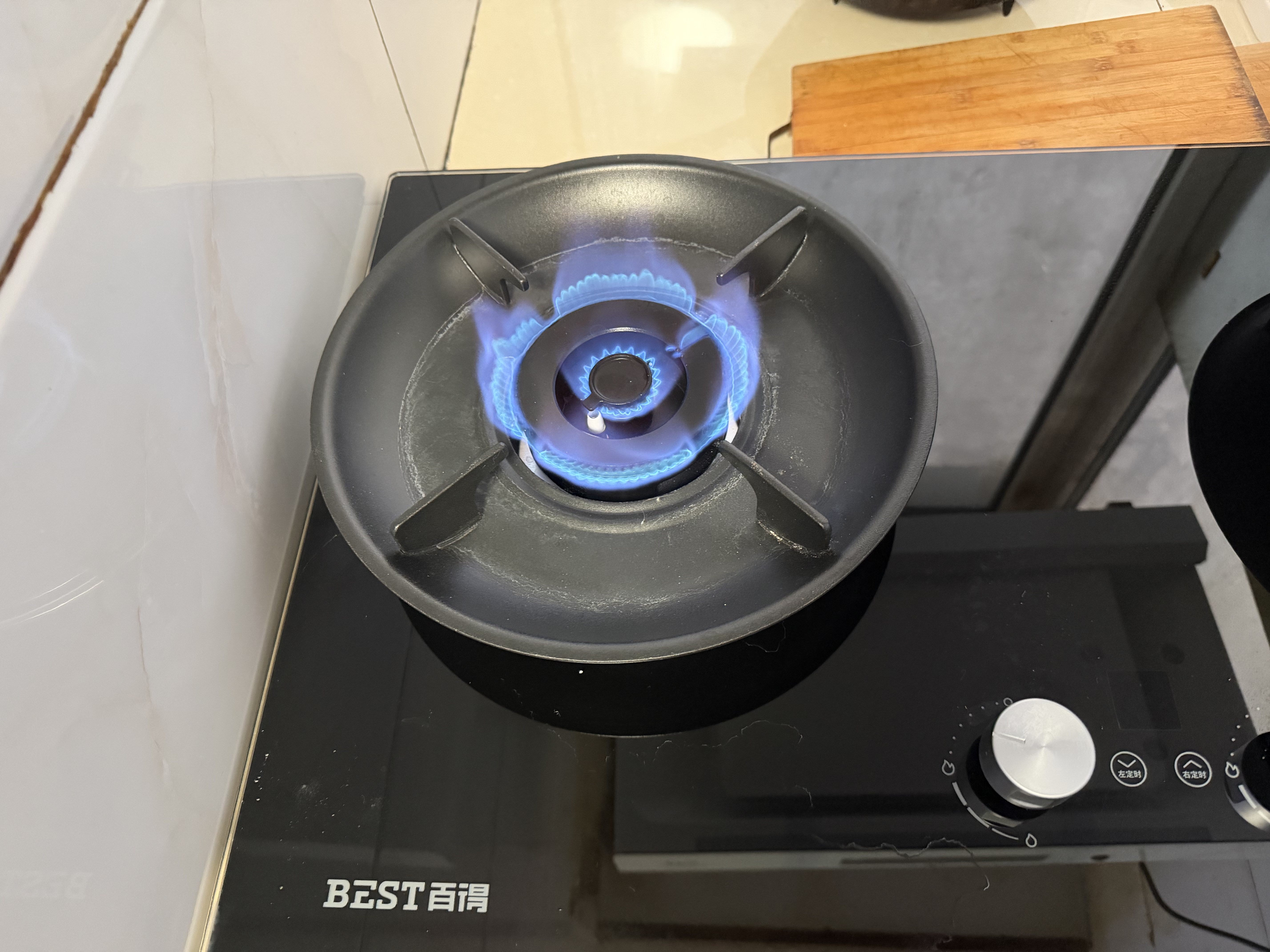 百得【升级纳米抗污科技】华帝出品燃气灶天然气家用嵌入式双灶70%热效率智能定时烟灶联动QE701 实拍图