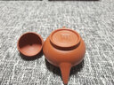 【官方品质】潮州朱泥手拉壶 泡茶紫砂壶小容量冲罐泡茶壶茶具小品全手工茶具 朱泥水平壶110毫升 实拍图