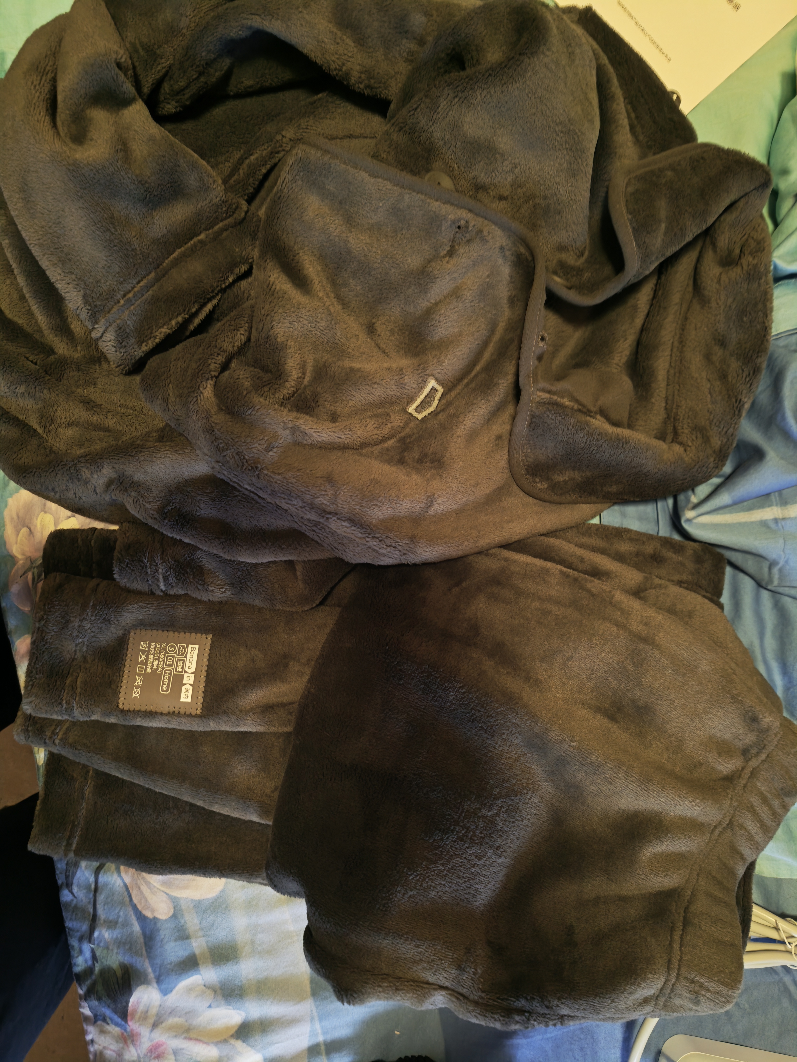 蕉内绒绒301H睡衣男士法兰绒翻领家居服情侣套装休闲可外出加绒秋冬款 实拍图
