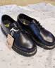马丁博士（Dr.Martens）1461 Bex女爆款通勤光面皮小厚底皮鞋单鞋 黑色 38 尺码偏小 实拍图