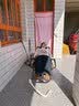摇摇椅躺椅懒人午休椅大人躺椅休闲老人专用 扶手款【黑色】-宽藤双层编织 实拍图