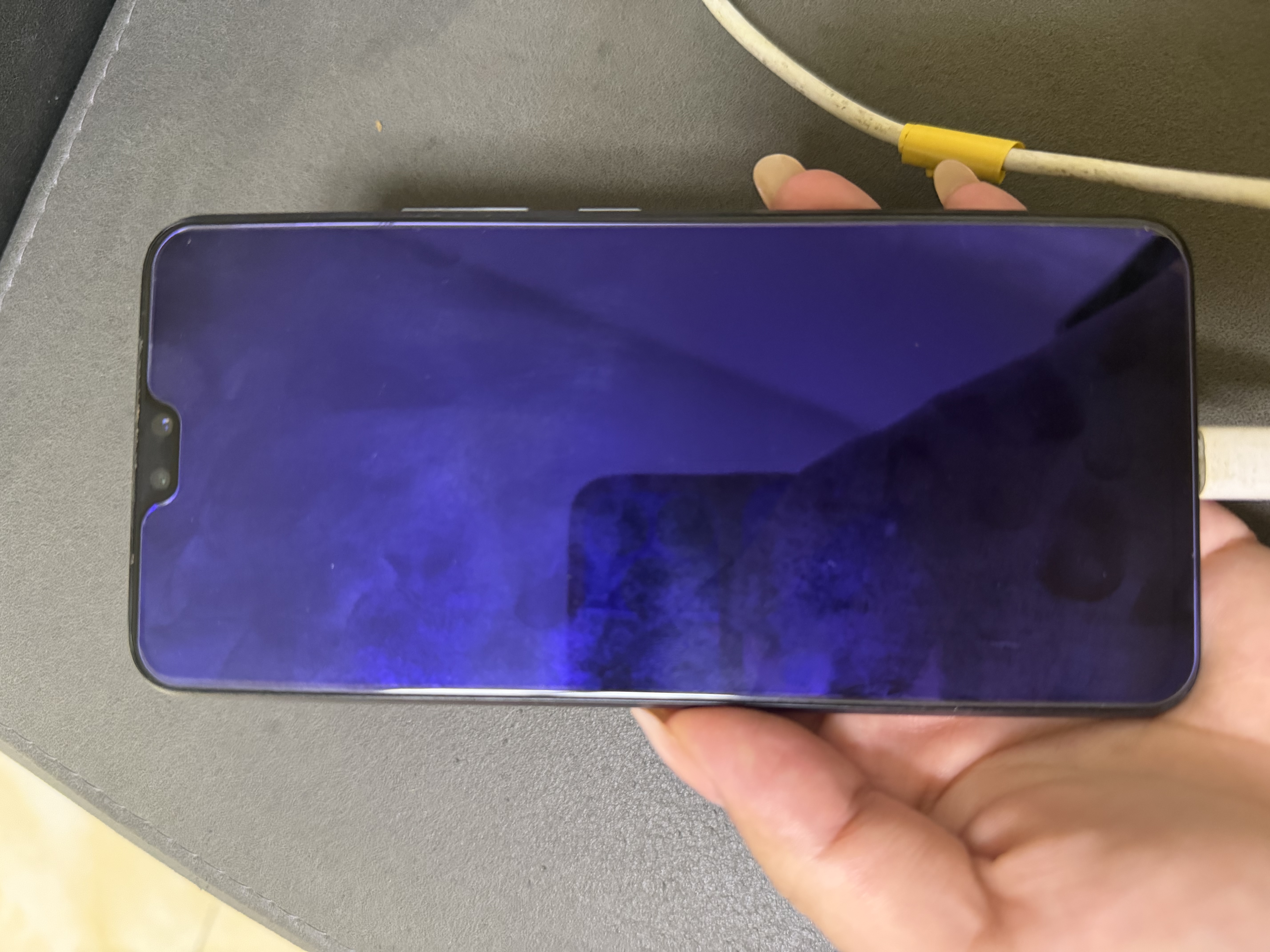 易京（YJING）vivo S7钢化膜蓝光全屏5G手机高清保护贴膜 适用于vivos7 抗蓝光透明前膜(2片装)+碳纤维后盖软膜 实拍图