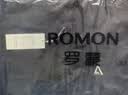 罗蒙（ROMON）夹克男潮流秋冬季商务行政立领宽松休闲防风外套男装JK83黑色L 实拍图