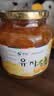 全南蜂蜜柚子茶1kg 韩国进口果酱礼品送长辈润喉冲调泡水饮果茶 实拍图