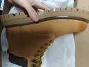 骆驼（CAMEL）王俊凯同款铠甲马丁靴高帮户外工装大黄靴男 GE122W7757T 金黄 40 实拍图