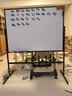 得力白板写字板120*90cm H型碳钢支架式磁吸书写移动升降办公会议黑板家庭辅导培训33715【升级双面】 实拍图