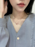 艾铂黛莫比乌斯双环项链女饰品母亲节520情人节生日礼物送女友老婆刻字 本地仓-莫比乌斯双环项链 实拍图