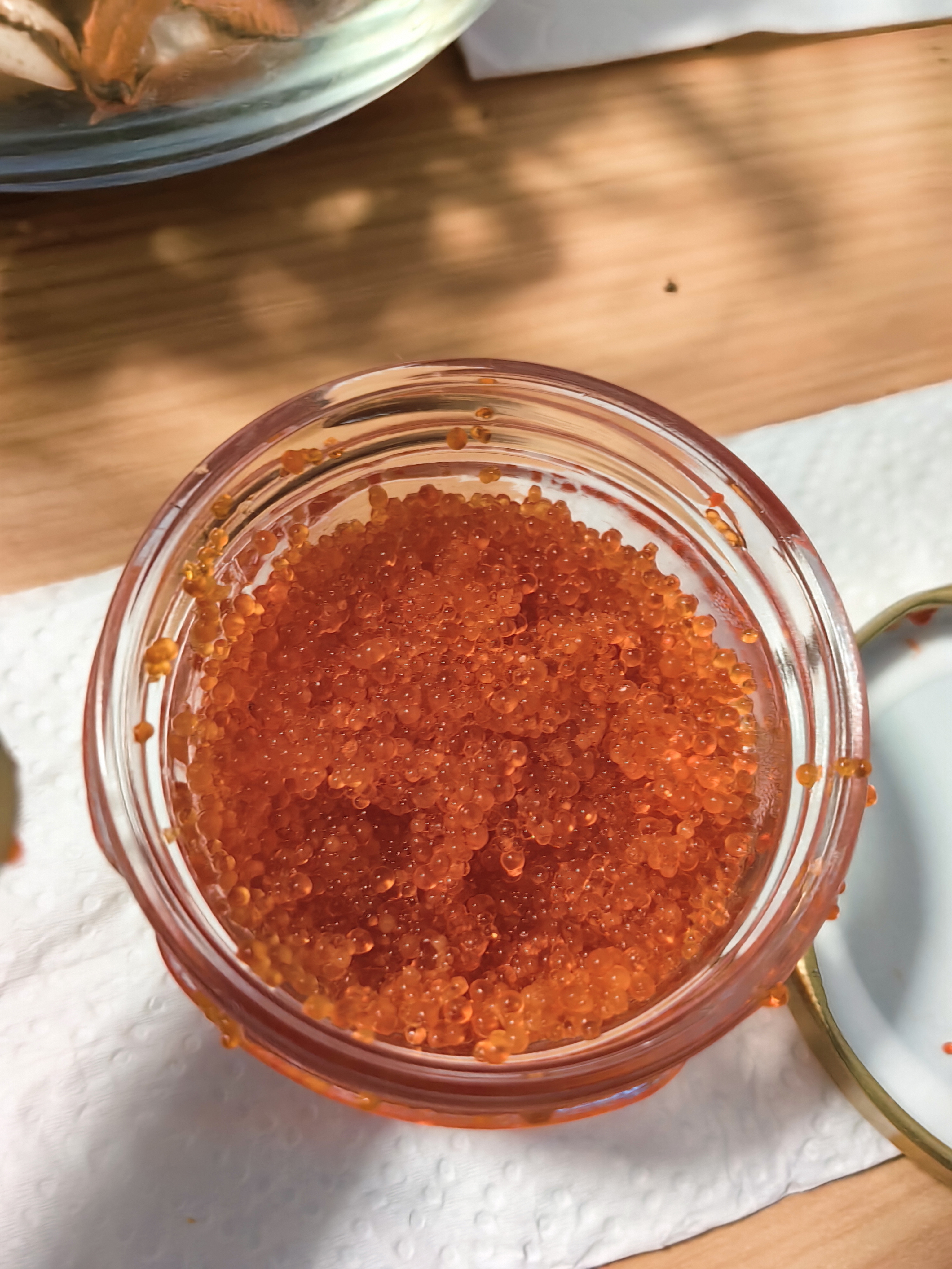 江船长飞鱼籽 寿司专用材料新鲜大粒鱼籽60g  玻璃罐装 实拍图