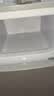 奥克斯（AUX）小冰箱家用小型迷你冷藏冷冻两用出租房宿舍用节能省电寝室办公室电冰箱 【一级能效】186银色【高效保鲜 铜管速冷】70L 实拍图