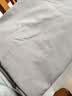 京东京造悦柔被套 120g加厚磨毛 A类双人被罩冬季 200x230cm 科技灰 实拍图