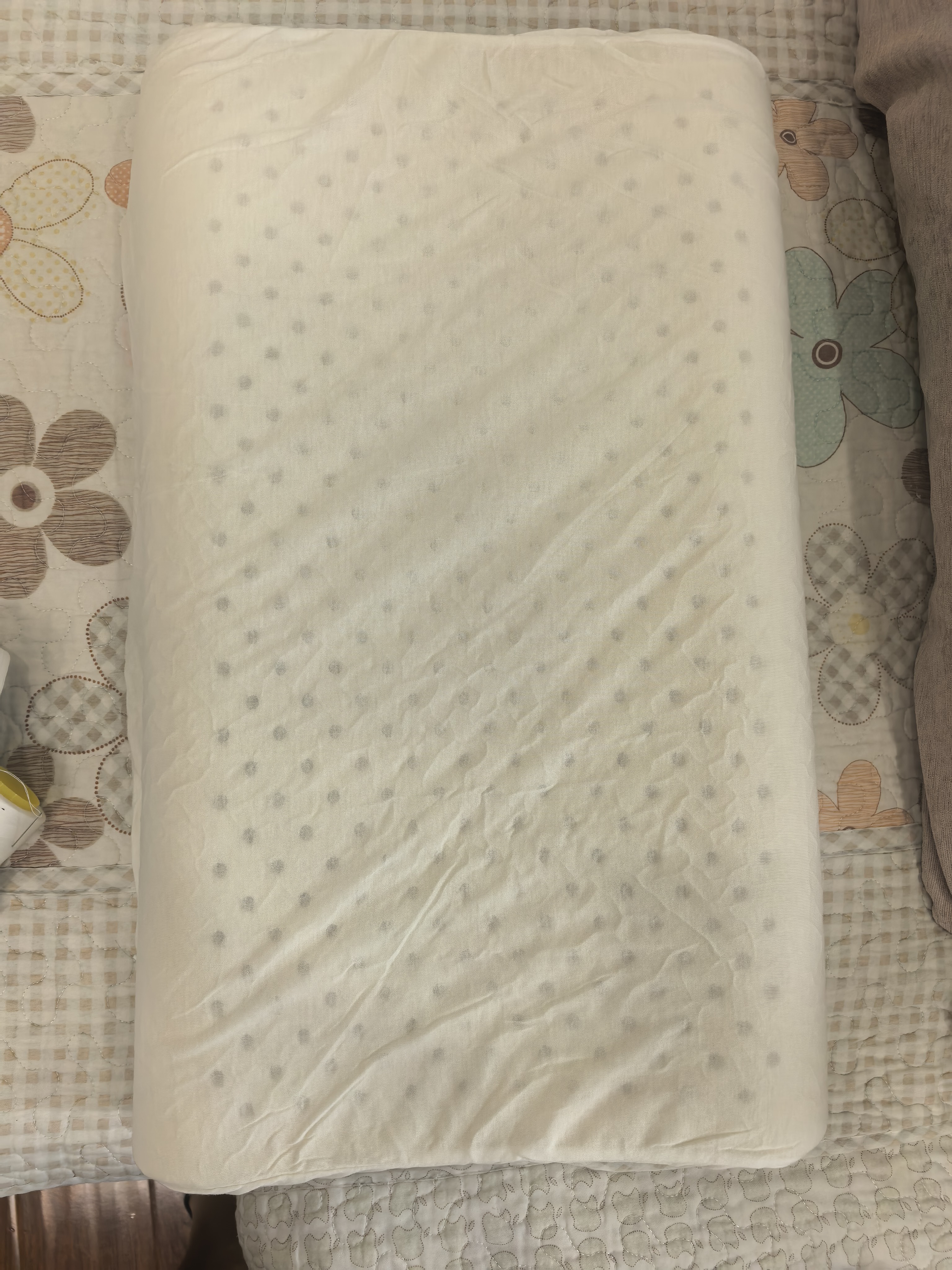 京东京造纯享乳胶枕 94%天然乳胶 泰国原芯进口成人颈椎枕头 护颈波浪枕 实拍图