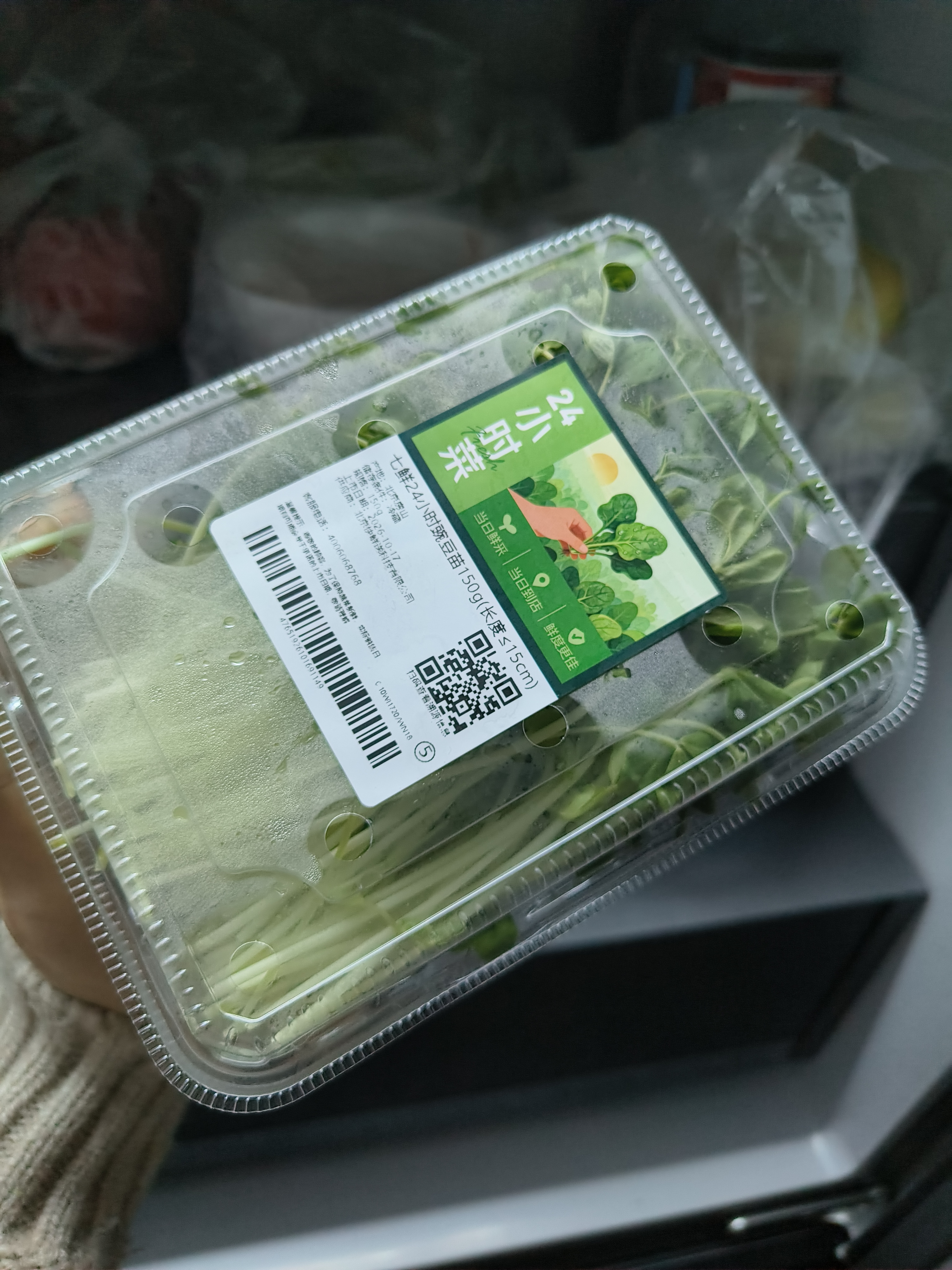 豌豆苗250g(长度≤15cm) 实拍图