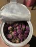 艺福堂花草茶 新花平阴原产重瓣胎玫瑰花茶75g/罐 无熏硫大朵养生搭菊花 实拍图