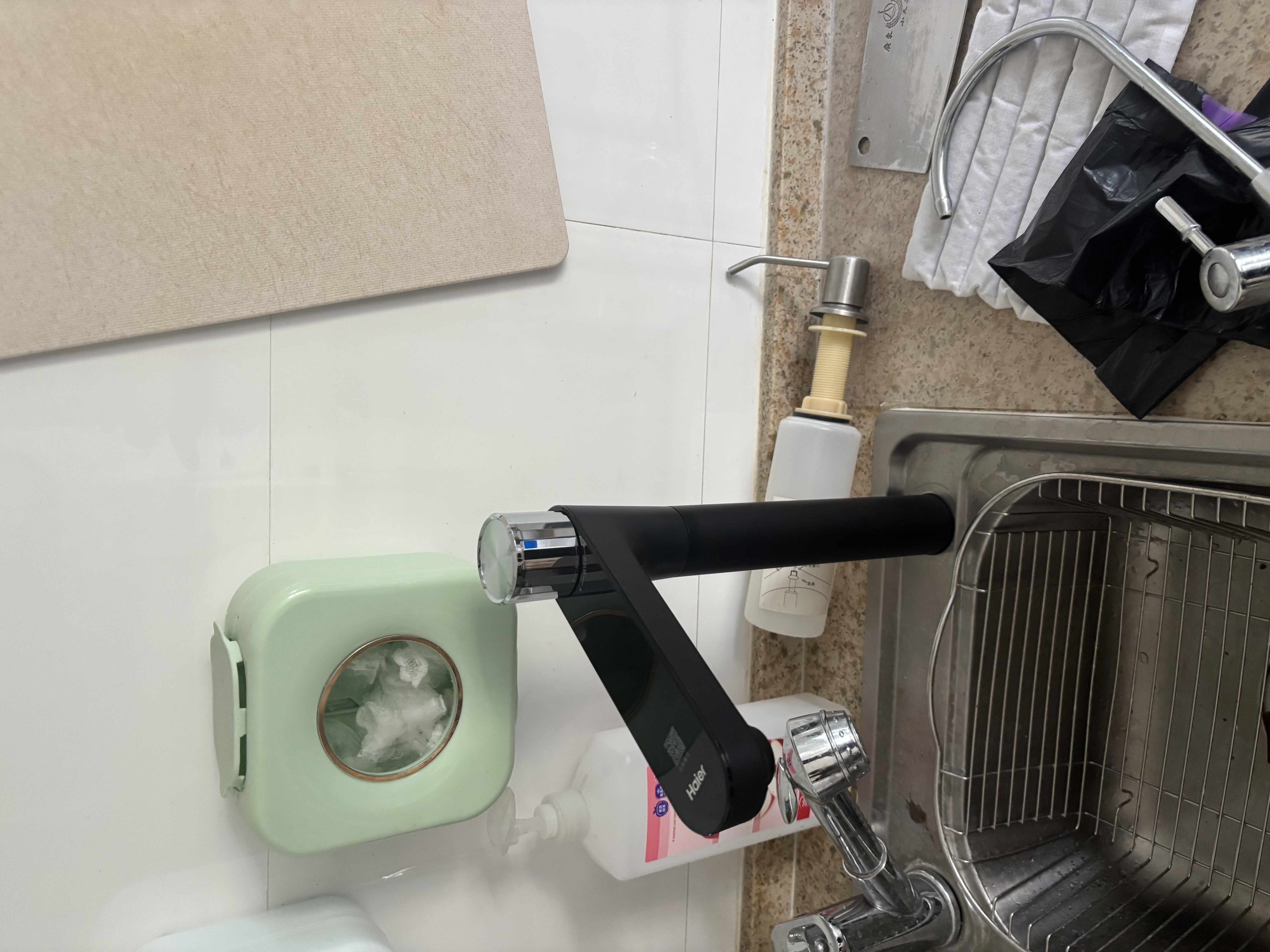 海尔（Haier）新款鲜活水Pro瞬时1400G净水器家用6年长效膜抑菌反渗透家用厨房台下式直饮净水机饮水机R816 实拍图