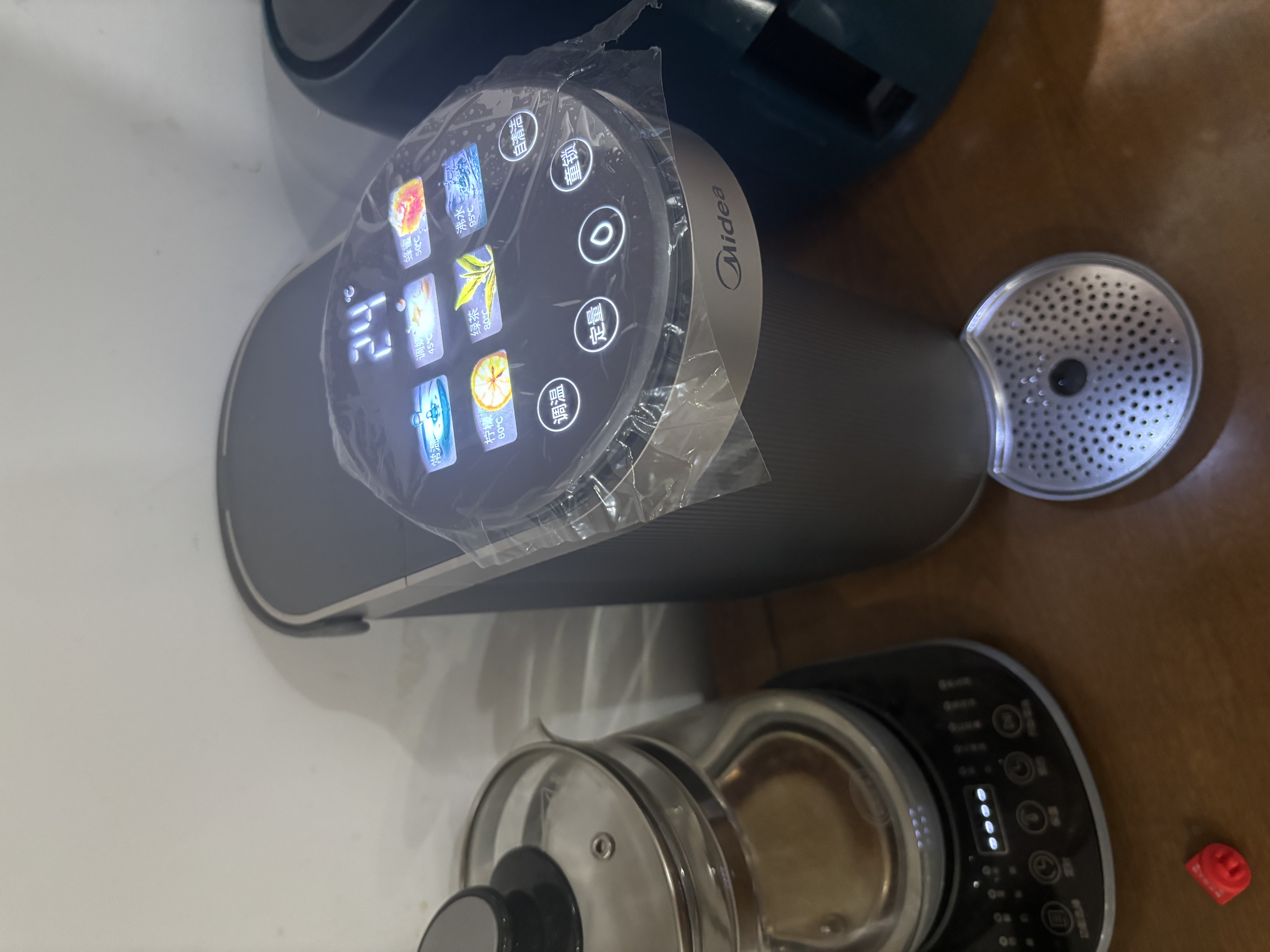 美的（Midea）即热电热水瓶饮水机速沸家用3L容量烧水壶恒温保温一体母婴316L内胆炫彩触控健康不锈钢水路JRT05 实拍图
