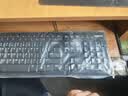 罗技（Logitech）MK120 键鼠套装 有线键鼠套装 办公键鼠套装 电脑键盘 USB即插即用 全尺寸 黑色 实拍图